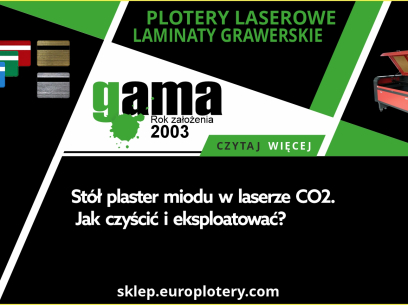 Stół plaster miodu w laserze CO2. Jak czyścić i eksploatować?